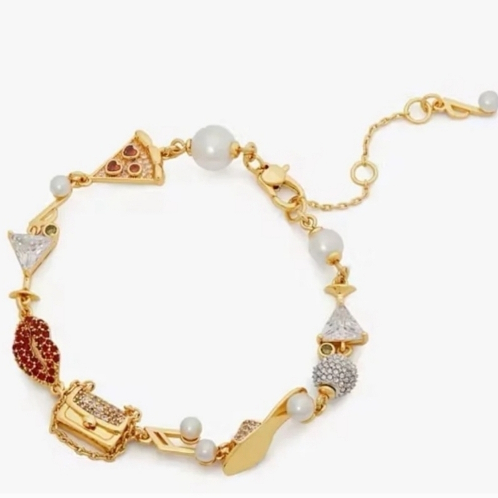 ❤️▪️Kate Spade▪️ Hit The Town Charm bracelet ($168)